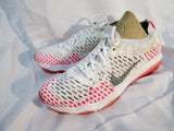 Womens NIKE ZOOM FEARLESS FLYKNIT Running Sneakers Athletic Shoes 7.5 WHITE Fitness Workout
