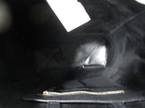 NWT NEW CELINE CABAS FLORAL POTIRON Leather Tote Bag BLACK Shopper