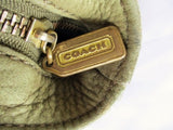 COACH 4932 Leather Suede Hobo Duffel Bucket shoulder bag purse GREEN SAGE