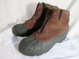 Mens SOREL THINSULATE Suede Rain Snow Duck Boots Shoes Winter 12 BROWN Ankle