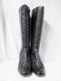 Womens SUDINI NORDSTROM Knee High LEATHER RIDING Moto BOOT 9 BROWN Shoe