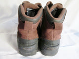 Mens SOREL THINSULATE Suede Rain Snow Duck Boots Shoes Winter 12 BROWN Ankle