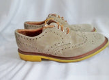 Mens MARK MCNAIRY NEW AMSTERDAM SUEDE COUNTRY BROGUES 11.5 ENGLAND Shoes BEIGE