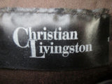 NEW NWT CHRISTIAN LIVINGSTON KILIM TAPESTRY CARPET bag purse BROWN FLORAL Boho