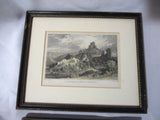 Antique Set 1800s  ENGLAND Landmark Lithograph Picture Print ART Decor