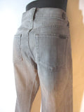 NEW 7 FOR ALL MANKIND JEANS STRETCH Skinny Jeans 27 GREY GRAY