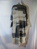 EILEEN FISHER Mohair Alpaca Cardigan Maxi Sweater Jacket GRAY XL Dress