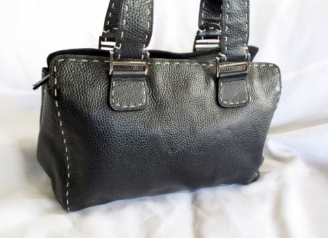 COLE HAAN Black Leather Satchel Purse Arm Bag | Black leather satchel, Leather  satchel, Satchel purse