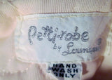 Vintage Girls PETTI-ROBE BY LOUNGERS Bathrobe Coverup Lace Ribbon Princess PINK S