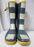 Womens Ladies MADDEN GIRL Wellies Rain Boots Gumboots Foul Weather 10 YELLOW PLAID