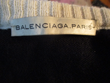 BALENCIAGA PARIS FRANCE GRIFFIN MEDIEVAL 100% WOOL Sweater BLACK 38 S