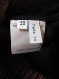 BALENCIAGA PARIS FRANCE GRIFFIN MEDIEVAL 100% WOOL Sweater BLACK 38 S