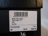 NEW DRIES VAN NOTEN TARTAN PLAID High Heel Pump Shoe 36 RED BLACK WHITE