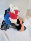 NEW NWT PIERRE HARDY Suede KID Stiletto Heel Sandal Shoe 36.5 6 PEACH Womens NIB