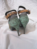 NEW PIERRE HARDY High Heel Shoe Strappy Sandal 37 WTSNAKE MULTICO