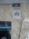 NEW MENS DICKIES RELAXED FIT UTILITY PAINTER Pants 1953 CREME 40 X 30 Work