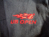 Set 2 Womens RALPH LAUREN US OPEN V-Neck Cardigan Sweater Top M Blue RED TENNIS