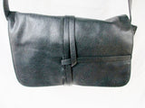 FOREVER 21 faux synthetic vegan leather handbag hobo bag crossbody BLACK western