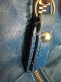 COACH 14783 KRISTEN Leather Hobo Handbag Satchel Tote Shoulder Bag BLUE COBALT
