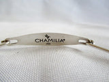 CHAMILIA 925 STERLING SILVER MOON BACK LOVE Bracelet Cuff Bangle Hinged Statement