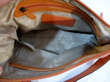 TIGNANELLO Leather Shoulder Bag Handbag Satchel PEACH MELON Orange Purse
