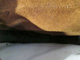 Tooled Leather Suede Hobo Shoulder Saddle Flap Bag Satchel BROWN Ethnic Woven
