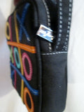 NEW SYDNEY LOVE TIC TAC TOE Shoulder Bag Crossbody Swingpack Purse BLACK Mini Pouch