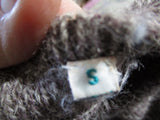 EUC Knit Fringe Blanket Poncho Cape Coat Jacket Knit Maxi Boho S