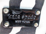 KATE SPADE NEW YORK ZEBRA PRINT Convertible Bag Handbag Clutch BLACK WHITE