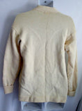 MENS HONOR KNITTING Wool Letterman Varsity Jacket Cardigan Sweater Coat RED WHITE