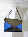 NEW NWT CELINE DIAMOND Purse MEDIUM Shoulder Bag ROYAL BLUE Suede Leather