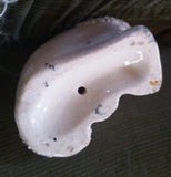Vtg Antique Mini 3.5" STAFFORDSHIRE DOG POODLE England Ceramic Figurine Porcelain
