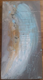 30X14" Signed 2014 UNFOLDING Original ART BY ANDREA HEROUX PAINTING ART Abstract Canada