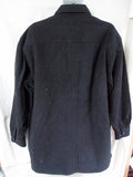 NEW MENS LEVI'S Levi Strauss Cotton Flannel Button JACKET Coat XL BLACK