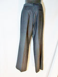 NWT NEW Womens CALVIN KLEIN Trouser Pant 10 CHARCOAL WS STRIPE Pinstripe