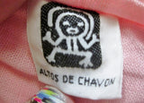 ALTOS DE CHAVON Wool Serape Ethnic Kilim Pencil Case Pouch Bag Coin Purse PINK
