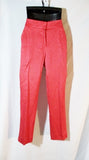 NWT NEW LOUIS VUITTON Paris Trouser Pant Slacks Stripe 38 6 RED PEACH