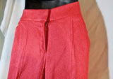 NWT NEW LOUIS VUITTON Paris Trouser Pant Slacks Stripe 38 6 RED PEACH