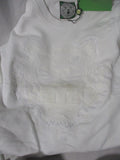 NWT NEW JUNGLE KENZO PARIS TIGER WHITE Embroidered Sweatshirt Top S w Flaw