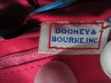DOONEY & BOURKE MEDIUM SADDLE Denim Satchel Hobo Shoulder Bag BLUE Boho