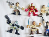 Set Lot 21 Minifig Moveable Star Wars Collectible Figurine Toy Display Fan HASBRO Statue
