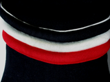 BALENCIAGA PARIS WOOL Sleeveless Knit dress 38 / 6 BLACK RED WHITE