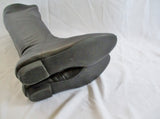 I. MILLER Glove Soft Leather Knee High Boot BLACK 7.5 Womens Flat Heel