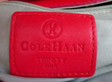 COLE HAAN TRINITY H04 leather handbag shoulder bowler bag Satchel medical RED TOMATO