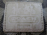 COACH  Leatherware Signature C Canvas Baguette Wristlet Change Purse Wallet Bag BEIGE