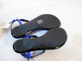 NWT NEW BALENCIAGA LEATHER BLEU FLUO Sandal Shoe BLUE 36 6 STUD