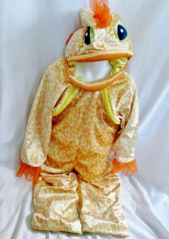 BABYSTYLE Kids FISH GOLDFISH Disguise Halloween Costume 2T 3T ORANGE Cosplay Preschool