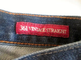 Mens LUCKY BRAND 361 VINTAGE STRAIGHT JEANS PANTS Dungarees BLUE 30 X 30 Hipster BOHO