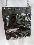 LE SPORT SAC Signature Shoulder Bag Crossbody Swingpack Purse SHINY BLACK Lesportsac