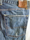 Mens LUCKY BRAND 361 VINTAGE STRAIGHT JEANS PANTS Dungarees BLUE 34 X 34 Hipster BOHO